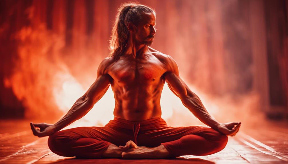 power yoga aufbau hitze